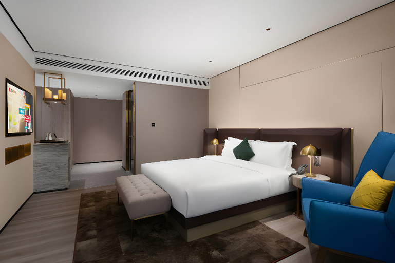 Bedroom 3, Echarm Plus Hotel Hangzhou Binjiang Xingguang Avenue, Hangzhou