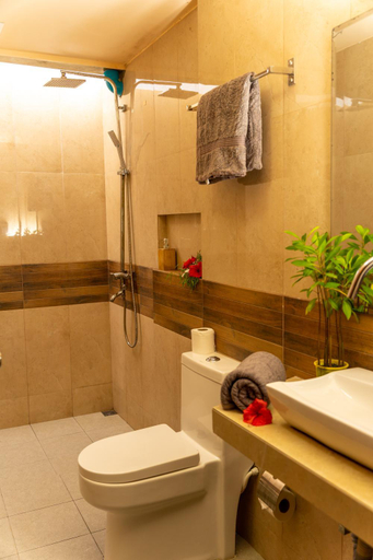 Bathroom, Daisy Cottage Dhangethi