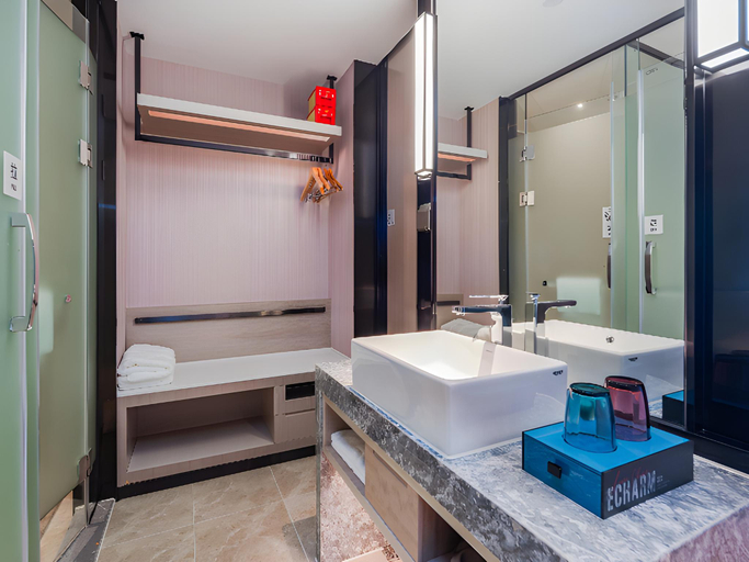 Bathroom 3, Echarm Hotel Changsha Wantian International, Changsha