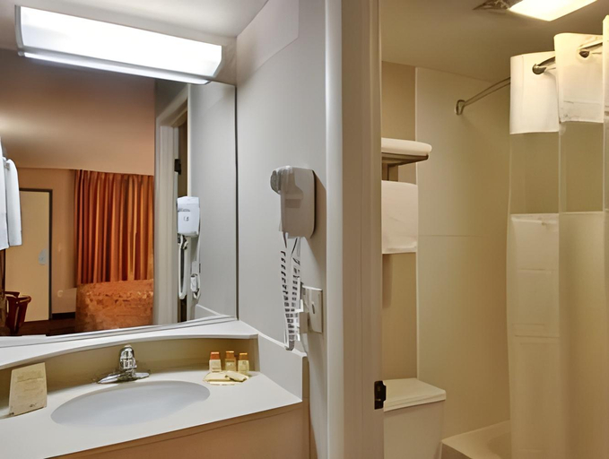 Bathroom 4, Red Carpet Inn, Cecil