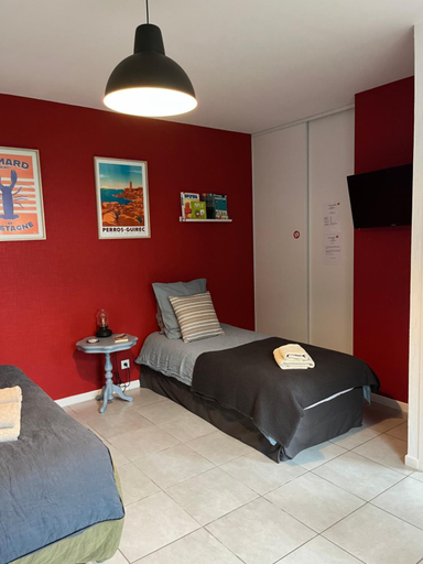 Bedroom 2, L'Atelier de Mezareun, Finistère