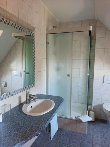 Bathroom 2, Gasthof Zahler, Günzburg