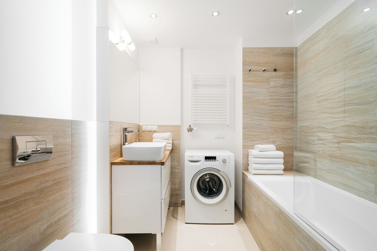 Bathroom, Native Apartments Kraszewskiego 26, Kraków City