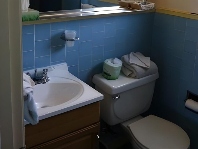 Bathroom 3, Sea Breeze Motel, San Mateo