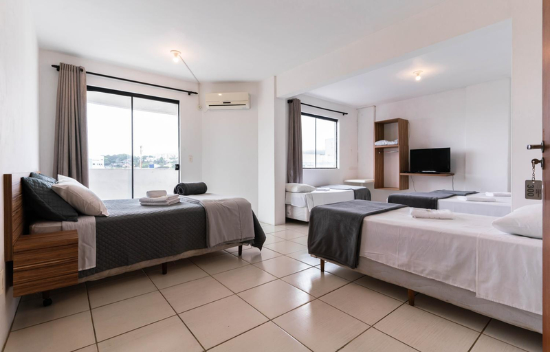 Bedroom 2, Praia Comprida Hotel, São José