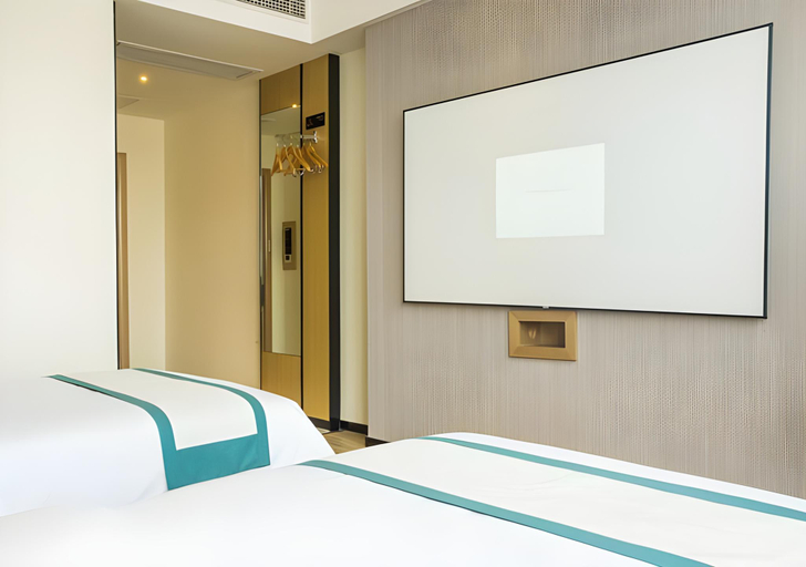 Bedroom 2, City Comfort Inn Chibi Walking Street, Xianning