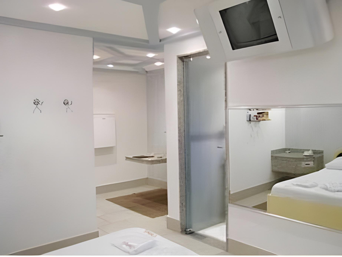 Bathroom 2, Motel Classe A (Adult Only), São Paulo
