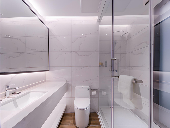 Bathroom 3, Borrman Hotel Chongzuo Guangxi Normal University for Nationalities, Chongzuo