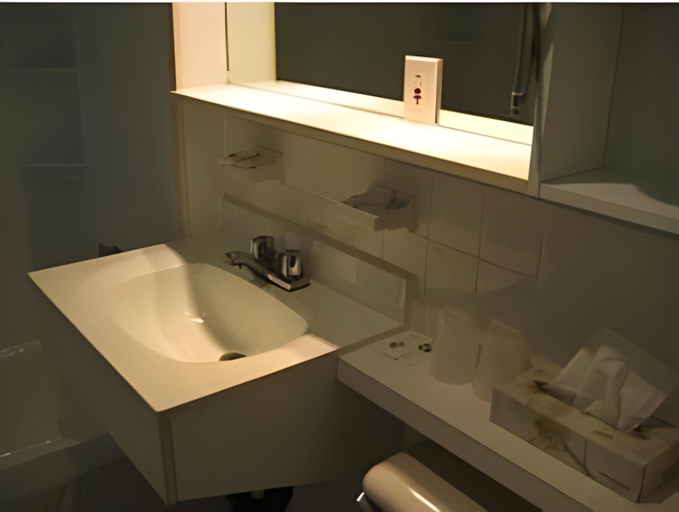 Bathroom 3, Motel R 100, Champlain