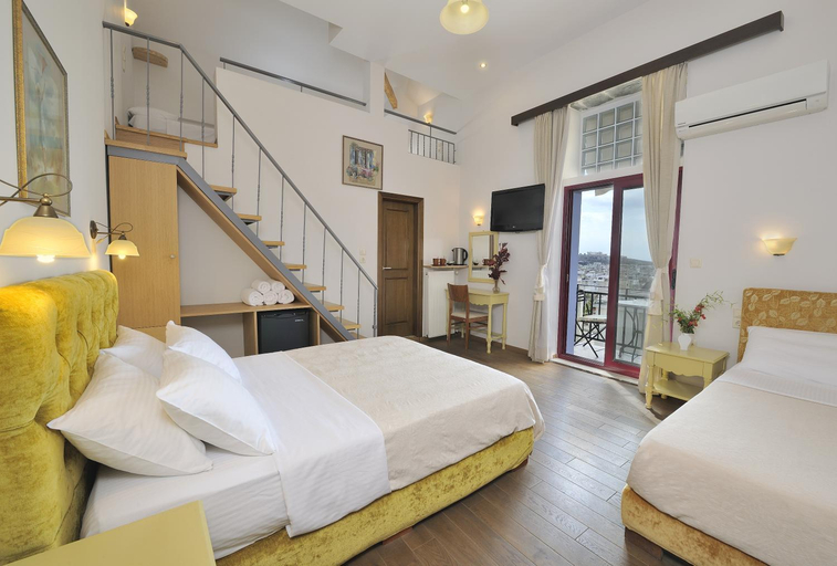 Bedroom 2, Dryades & Orion Hotel, Attica