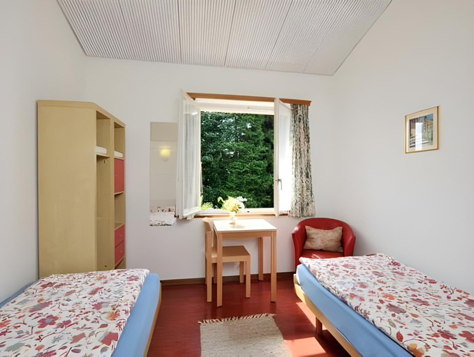 Bedroom 2, Youth Hostel Lugano Savosa, Lugano