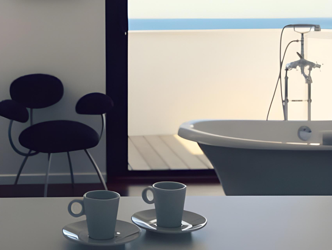Bathroom 4, Le Grand Hotel de la Plage, Landes