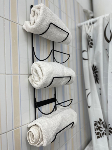 Bathroom, cozy minimal apartment, Attica
