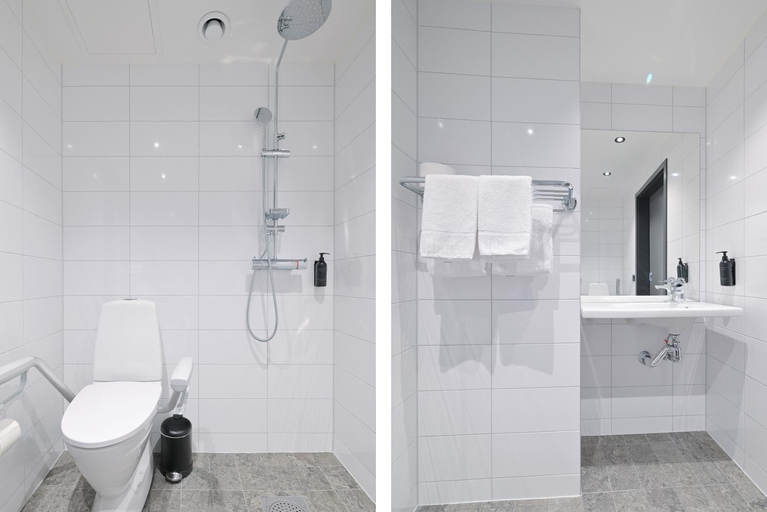 Bathroom 4, Hotel Aldoria, Stockholm