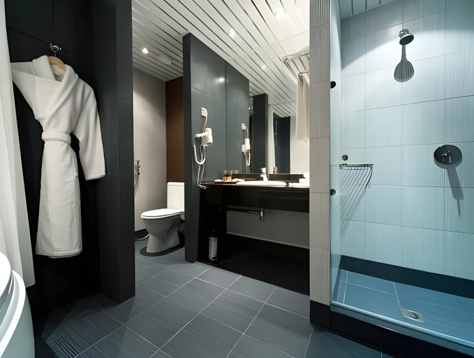 Bathroom 3, Benefit Plaza Hotel, Novousmanskiy rayon