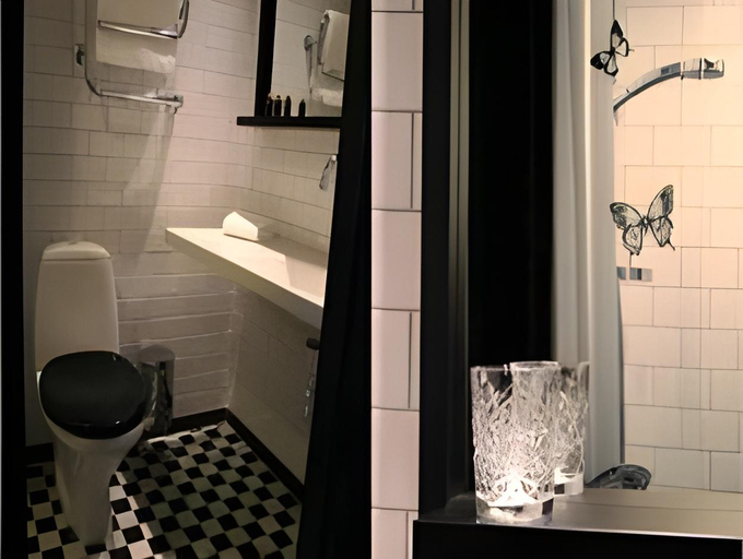 Bathroom 5, Hotel & Ristorante Bellora, Göteborg