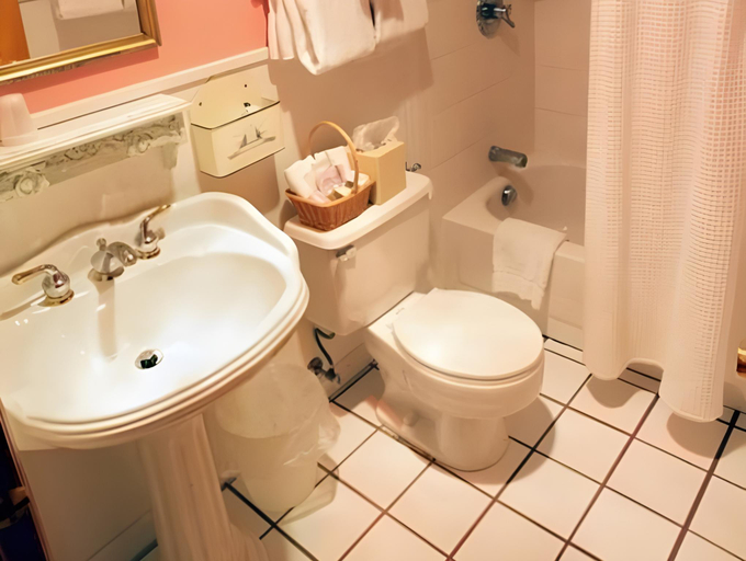 Bathroom 3, Albergo Allegria Hotel, Greene