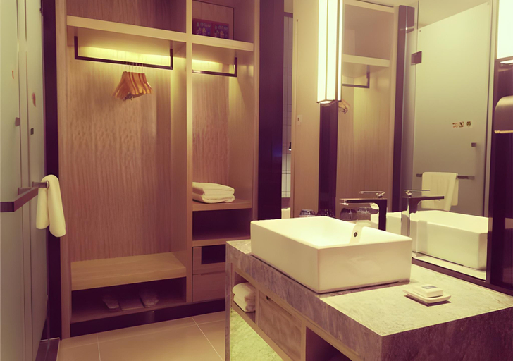Bathroom 3, Echarm Hotel Nanchong Taihe Center Jiangjing Park, Nanchong