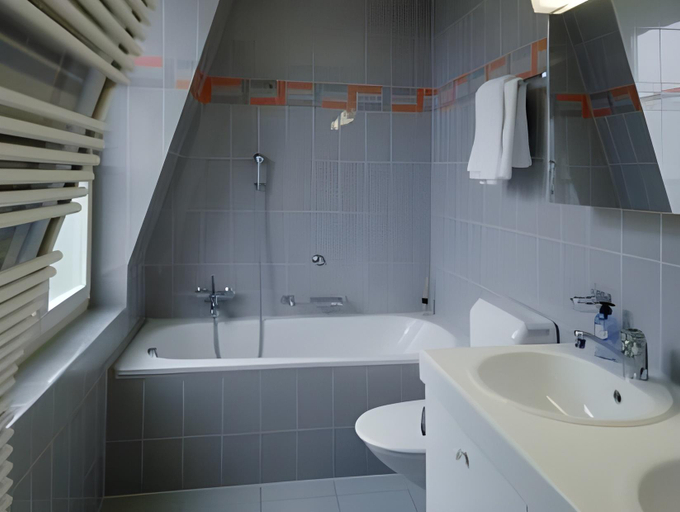 Bathroom 2, Apartments Justingerweg, Bern