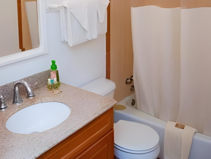 Bathroom 4, Atlantis Inn - Tybee Island, Chatham