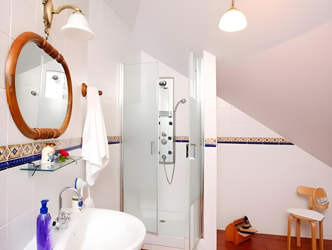 Bathroom 4, Hotel Mar de Queo, A Coruña