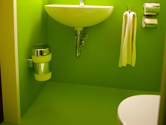 Bathroom 4, Hotel Greenrooms, Graz