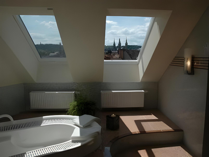 Bathroom 1, Altstadthotel Messerschmitt, Bamberg