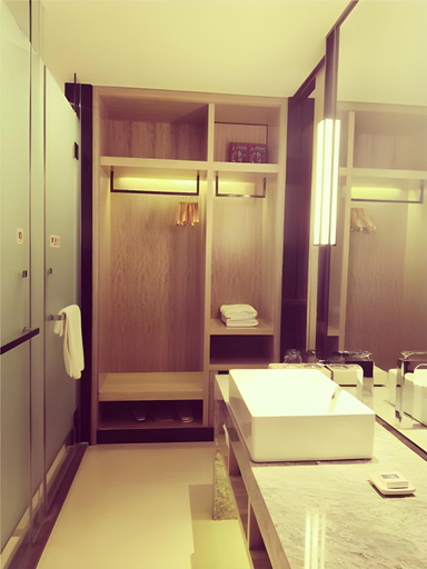 Bedroom 2, Echarm Hotel Nanchong Taihe Center Jiangjing Park, Nanchong