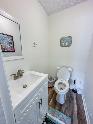 Bathroom 3, OceanView Oasis - Relax with Hot Tub, Breakfast, Fire Pit & Putting Green!, Bay