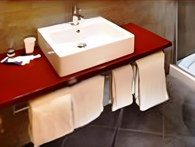 Bathroom 4, Hotel Nuovo Savi, Pistoia