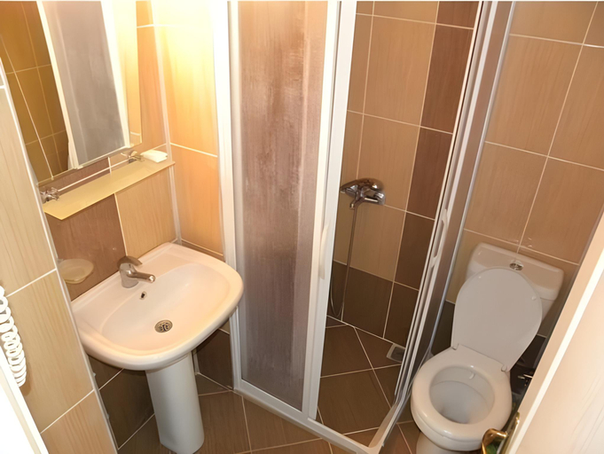 Bathroom 4, Fuda Hotel, Datça