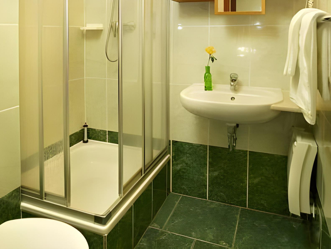 Bathroom 3, Hotel Zur Kutsche, Mittelsachsen