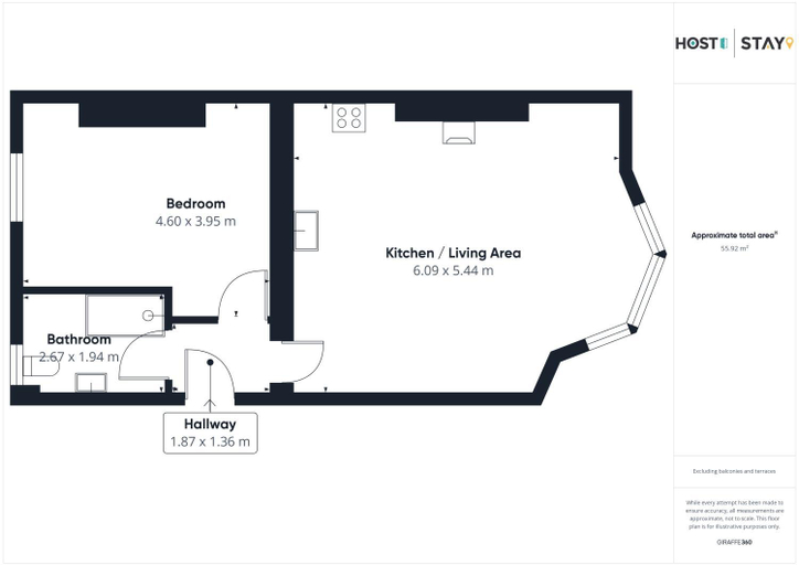 Floor plans, Host & Stay - Sandy Cove, Redcar and Cleveland