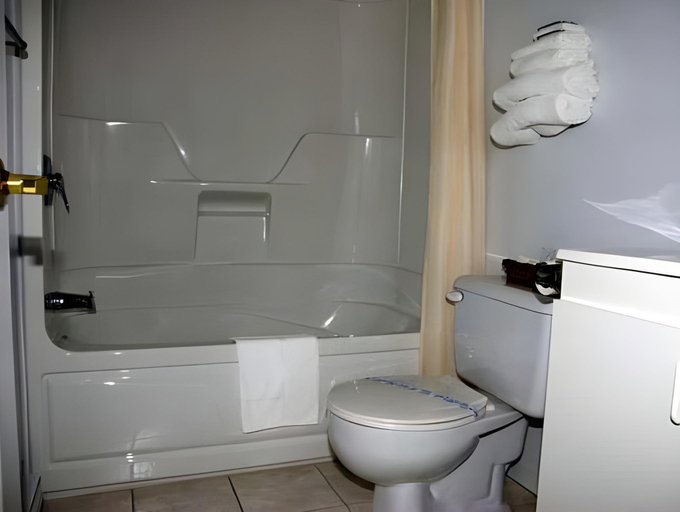 Bathroom 2, Motel Des Cascades, Charlevoix