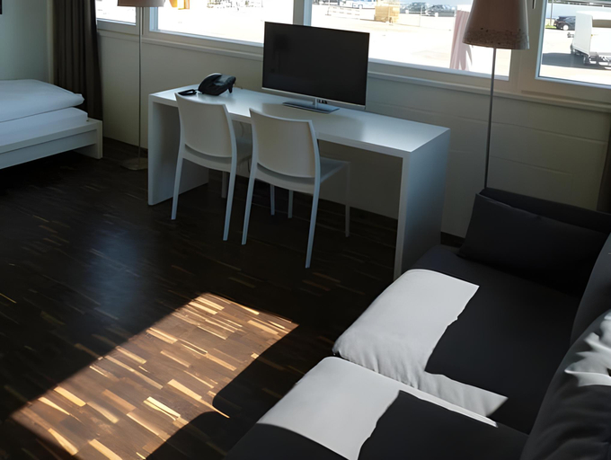 Bedroom 1, Omnium Sport Hotel, Lebern