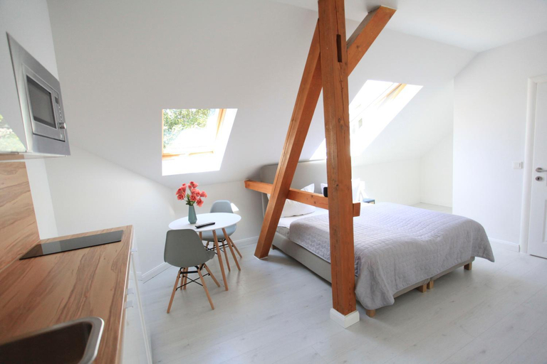 Bedroom 5, Zollikof Aparts - Sauna & Studioapartments, Leipzig