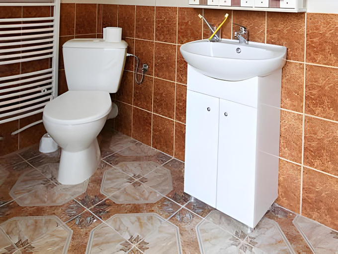 Bathroom, Penzion Polana, Poprad