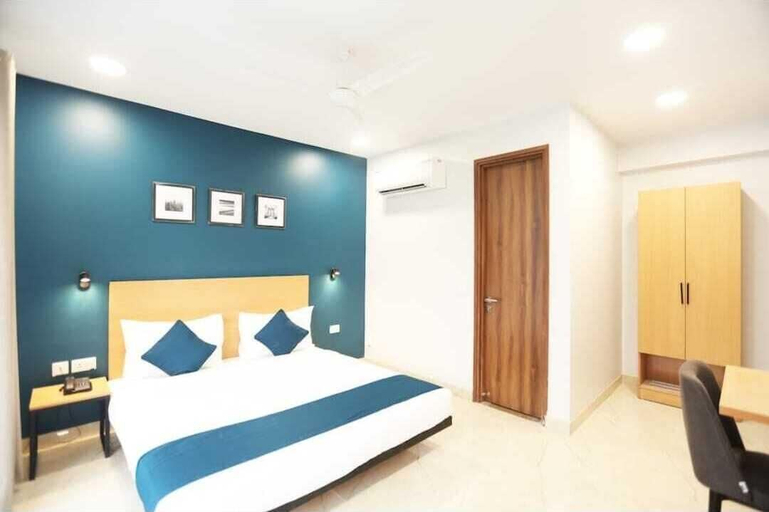 Bedroom 3, Moody moon blue, Gurgaon