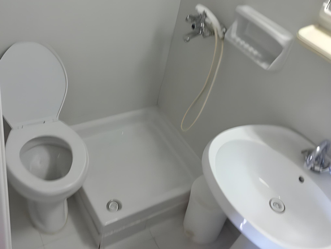 Bathroom 4, Angelos Hotel, Crete