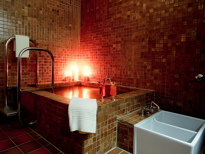 Bathroom 4, Alpenhotel Denninglehen, Berchtesgadener Land