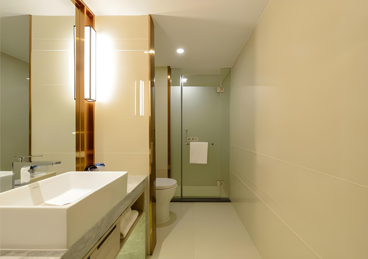 Bathroom 5, Echarm Hotel Wuhan Huangpu Erqi Xiaolu Metro Station, Wuhan