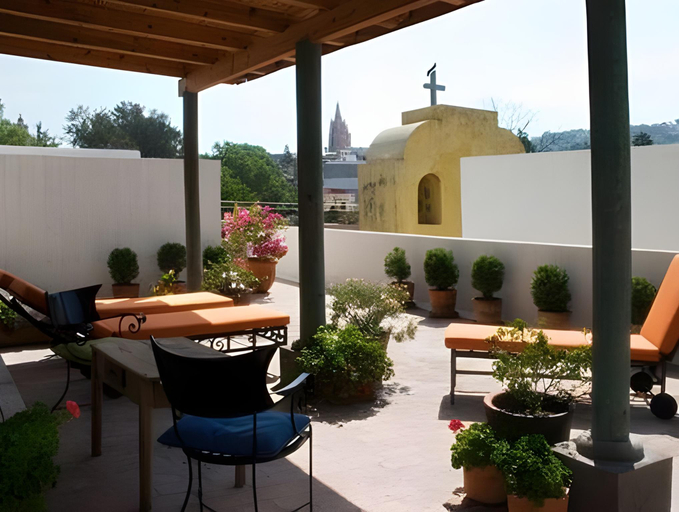 Balcony/terrace 2, Casa Mision de San Miguel, Allende