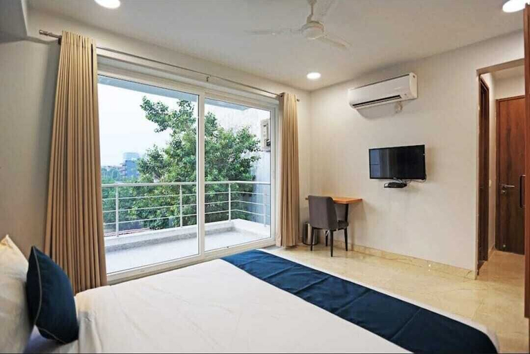 Bedroom 4, Moody moon blue, Gurgaon