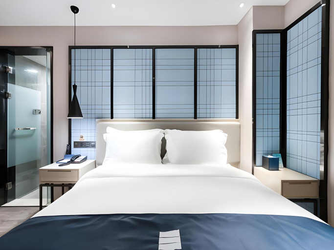 Bedroom 2, Echarm Hotel Huzhou Zhouli, Huzhou