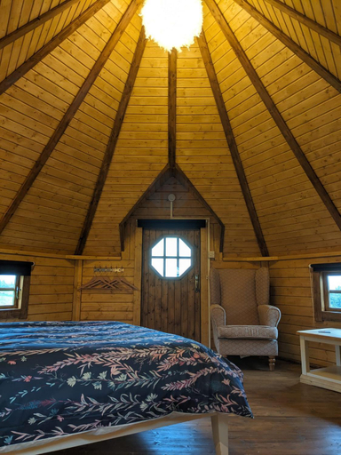 Bedroom 3, West Wood Yurts Ltd, Gateshead