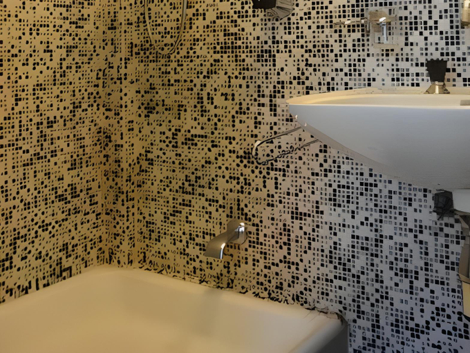 Bathroom 4, Adhhoc Hotel, Brig