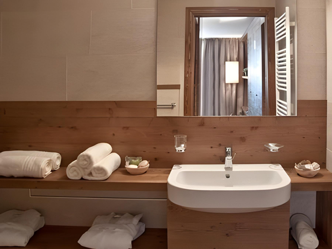 Bathroom 2, Ariston Dolomiti Residence, Bolzano