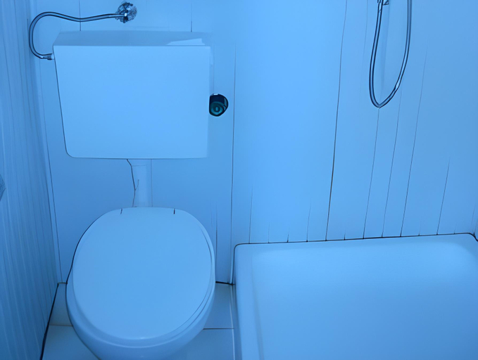 Bathroom, Ada Bojana - FKK island