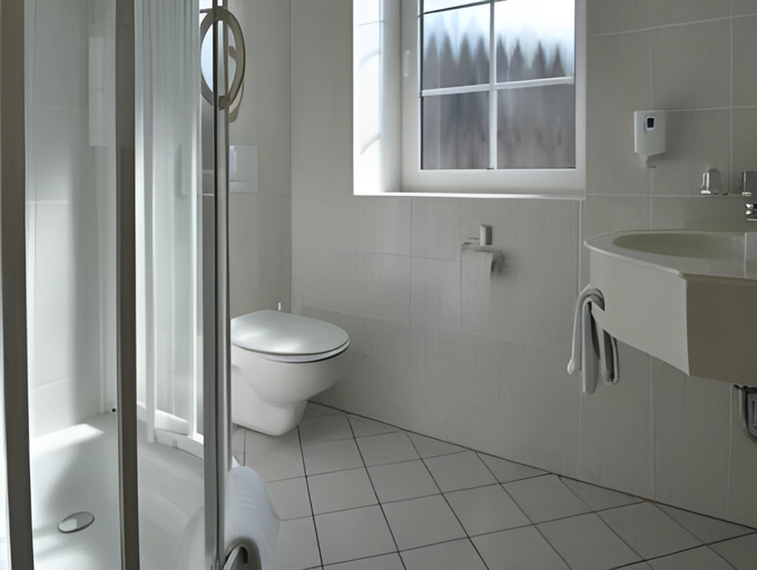 Bathroom 3, Hotel Zum Stern, Marburg-Biedenkopf