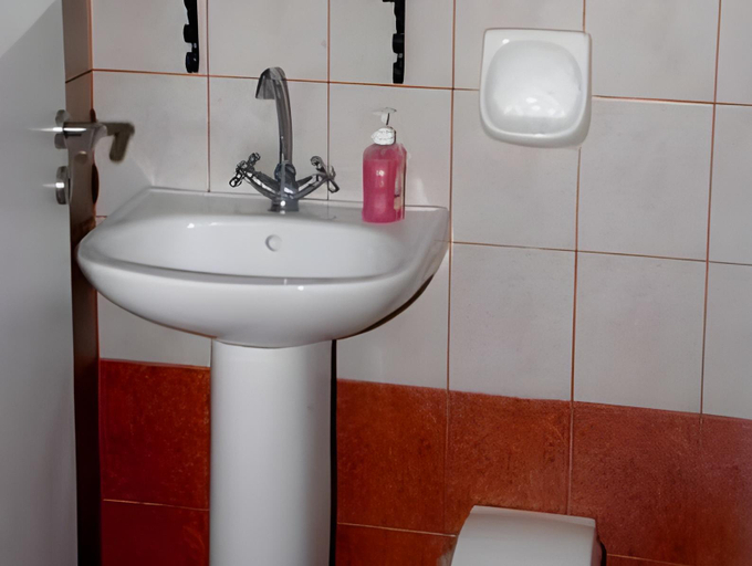 Bathroom 3, Pansion Limni, Ionian Islands